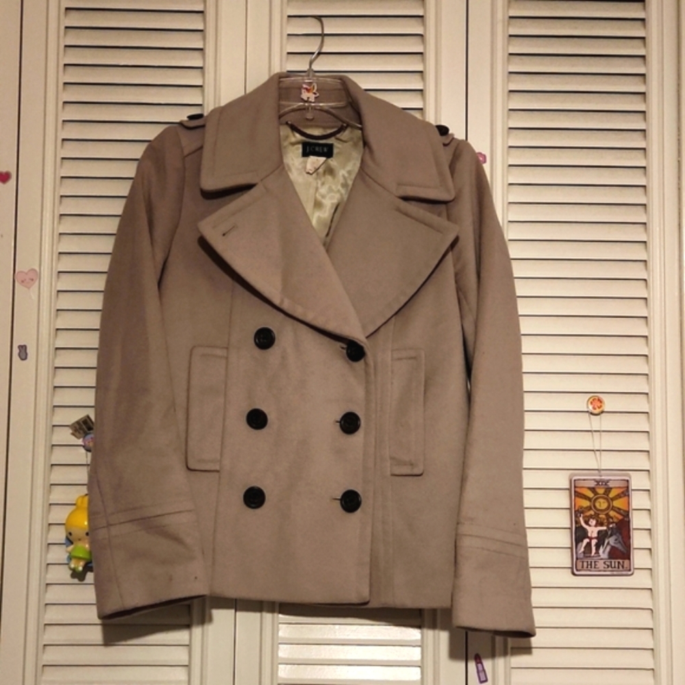 J. Crew 💎 Wool Coat - Picture 2 of 3
